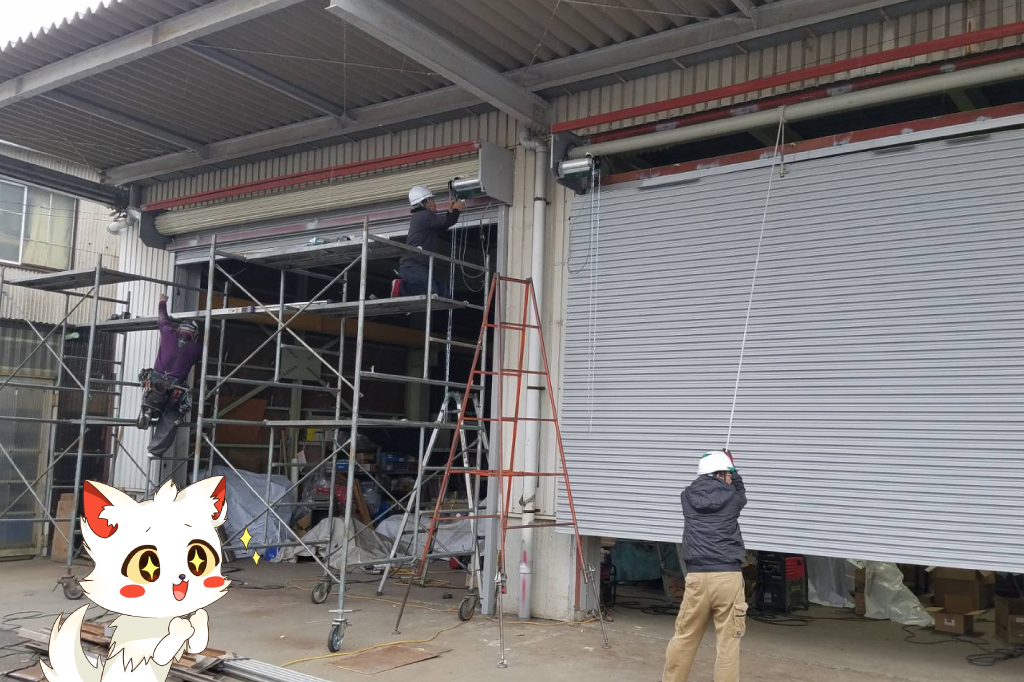 シャッター取り換えの写真